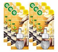 Lot de 6 Recharges Diffuseur désodorisant Electrique Huiles essentielles Vanille ET Beurre de Karité