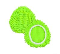 Lot de 6 recharges pour balai rotatif Ocedar EasyWring en microfibre chenille lavable en machine Vert Compatible avec 1 réservoir