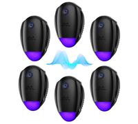 Lot de 6 répulsifs à ultrasons d'intérieur - Prise électronique pour insectes, moustiques, cafards, fourmis, rongeurs, souris, araignées - Pour maison, entrepôt, garage