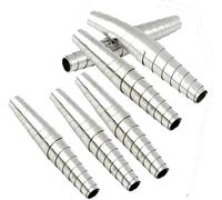 Lot de 6 ressorts volutes de rechange argentés en acier inoxydable pour sécateur de jardin, outils à main, ressort de rechange manuel de type universel, ciseaux