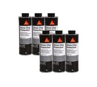 Lot de 6 revêtements anti-gravillons SIKA Sikagard 6470 - Noir - 1L