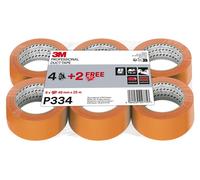 Lot De 6 Rouleaux P334 Toile Façadier Adhésive 48mmx25m 4 + 2 s Lot De 6 Rouleaux P334 Toile Façadier Adhésive 48mmx25m 4