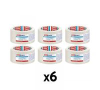 Lot De 6 Rubans Emballage Adhésif Tesa 66m X 50mm Transparent