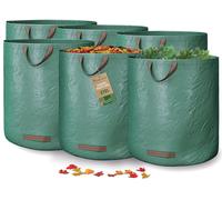 Lot de 6 sacs pour déchets de jardin avec poignées, d'une capacité de 272 litres