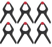 Lot de 6 serre-joint Toolcraft 35 mm 3 kg TOOLCRAFT 1611469 Envergure max.:35 mm Longueur: 85 mm Mesures d'empattement:35 mm