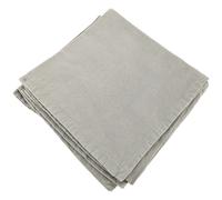 Lot de 6 serviettes de table 40x40 cm collection MATTIS vert laurier