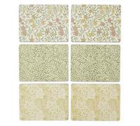 Lot de 6 sets de table en MDF/liège, faciles à nettoyer