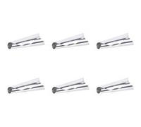 Lot de 6 Stop-Gouttes "Vins" 7cm Argent Gris G