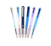 Lot de 6 stylos à bille à encre gel, 14,5 cm, performance lisse, outil d'écriture pour la maison, les arts scolaires, le journal, les dessins, la prise de notes