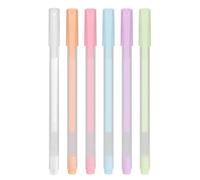 Lot de 6 stylos à colle à séchage rapide pour loisirs créatifs avec pointe A, pour étudiants, débutants, filles, adultes, artistes