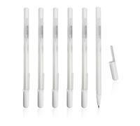 Lot de 6 stylos gel à pointe fine de 0,8 mm pour papier noir, croquis, coloriage pour adultes, illustrations et notes, artisanat et design