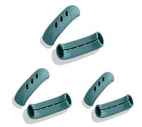 Lot de 6 supports de poignée en silicone pour poêle à frire, poêle à frire et plaque de cuisson - Résistants à la chaleur - Antidérapants - Vert