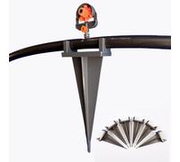 Lot de 6 supports de tuyau - Pour système d'irrigation Gardena Micro Drip System - Tuyau de 13 mm - En plastique PETG 100 % recyclé