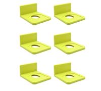 Lot de 6 supports muraux de batterie compatibles avec les batteries Ryobi 18 V avec 1 fente et vis incluses