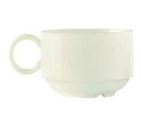 lot de 6 tasses et sous tasses embassy white c&s porcelaine ø65 x h47 mm. 10