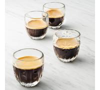 Lot de 6 tasses expresso fleurs, troquet