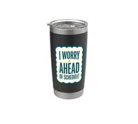 Lot de 6 tasses Worries Early Gentleanx Gobelet isotherme en acier inoxydable double paroi