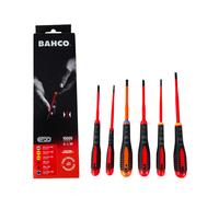 Lot de 6 tournevis isolée ERGO - BAHCO ERGO.106SL