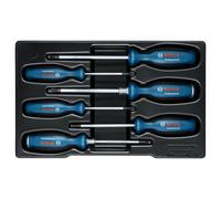 Lot de 6 tournevis SL/PH/PZ/TX - BOSCH 1600A02CV3