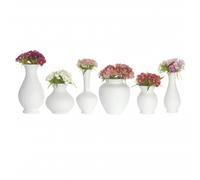 Lot de 6 vases Blossom Ø6cm H:11,5 cm/Ø8cm H:9cm/