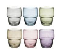 Secret de Gourmet Lot de 6 verres à eau «Rodrig'eau» 28 cl Multicolore