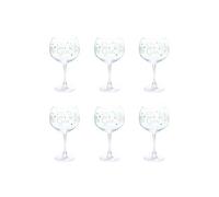 Secret de Gourmet - Lot de 6 Verres à Gin "Stella" 68cl Transparent Transparent