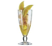 Lot de 6 verres à glace Quadro, capacité de 360 ml, en verre transparent