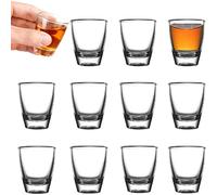 Lot de 6 Verres à Shot 30?ml - Verre Transparent Robuste