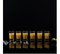 Lot De 6 Verres à Shot - Cook Concept - Ludique - Original - Transparent
