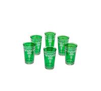 Lot De 6 Verres à Thé Orient Marrakesch Thé Marocain Vert Argent
