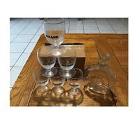 LOT DE 6 VERRES BALLON 17 T CARAFE RICARD by RICARD