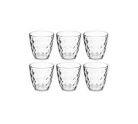 Lot de 6 Verres Bas ""Fabi'Eau"" 25cl Transparent