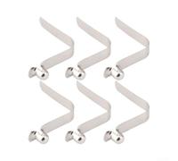 Lot de 6 verrous à ressort en forme de V pour réparation de pagaie de kayak | Acier haute résistance, design en forme de V, s'adapte aux tubes de 6 mm, réparation de pagaie de kayak