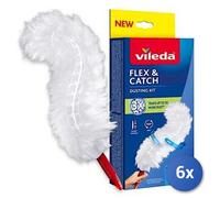 Lot De 6 Vileda Flex Chiffon Microfibre Multicolore + 2 Rechanges
