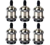 Lot de 6 Vintage E27 douille de lampe TOKIUS Edison retro suspension lampe Adaptateur d’mpoule LED Luminaire Bricolage - Bronze