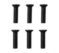 Lot de 6 vis de fixation à filetage gauche M5/M6 22 mm | Lot de 6 adaptateurs de tige de mandrin de perceuse, fixation de filetage inversé, métal, 22 mm, pour atelier