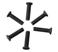 Lot de 6 vis de fixation à filetage gauche M5 M6 25 mm pour mandrin de perceuse UNF, fixations à filetage inversé, pièces de réparation d'outils électriques (M5 x 25 mm)