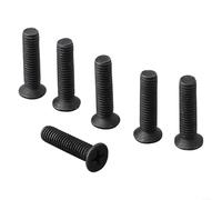 Lot de 6 vis de fixation pour mandrin UNF M5/M6 filetage à gauche (M6 x 25 mm)