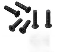 Lot de 6 vis filetées à gauche, vis de fixation de mandrin, boulon adaptateur pour mandrin UNF 3/8 1/2, M5 M6 25 mm, lot de 6 (M6 x 25 mm)