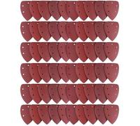 Lot de 60 Feuilles Abrasives - Papier de Ponçage - 40-60-80-100-120-180-240-320-400-800 - Pour Ponceuse Multifonction
