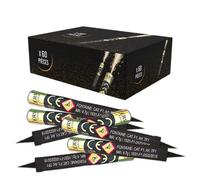 Lot de 60 Fontaines à Gateaux Scintillantes durée 60 Secondes pour Gateaux et Bouteilles de Champagne, Bougie lumineuse d'ambiance pour anniversaire 1 Minute - SPARKLERS CLUB®