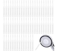 Lot de 60 mini brosses à poussière en nylon, brosse de nettoyage pour buse de douche, brosse de nettoyage pour pommeau de douche