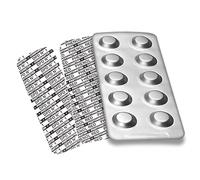 Lot de 60 pastilles de test Photometer pour mesurer la valeur du chlore libre et du pH dans l'eau de la piscine - 30 x DPD1 et 30 x Phenol Red - Convient également pour d'autres photomètres portatifs