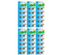 Lot de 60 Piles bouton plates Type AG13 1,5V compatibles LR44 - Visiodirect - G