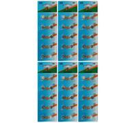 Lot de 60 Piles bouton plates type AG6 1,5V compatibles 371A LR920 LR921 TR920 SR69 CX69 GP71 S21 - Visiodirect -