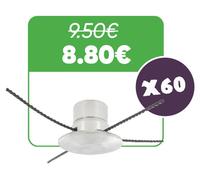 Lot De 60 Têtes Universelle Multifils Tout Alu Avec Bol Glisseur.