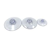Lot de 60 ventouses en plastique pour dessus de table en verre, caoutchouc transparent, anti-collision, sans crochets, 3 tailles, 40 mm, 35 mm, 22 mm
