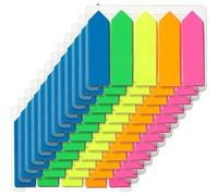 Lot De 6000 Marqueurs À Index En Forme De Flèche,48 Ensembles De 5 Couleurs,Autocollants S,Onglets D'index Simples,Notes Adhésives,Marqueurs De Page Pour Mettre En Valeur Les