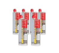Lot de 6x Résine de Scellement Chimique Fischer FIS V Plus 360 S