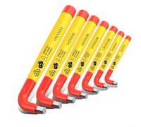 Lot de 7 clés hexagonales isolées haute tension - VDE 1000 V 3-12 mm avec étui de transport (7 types B)